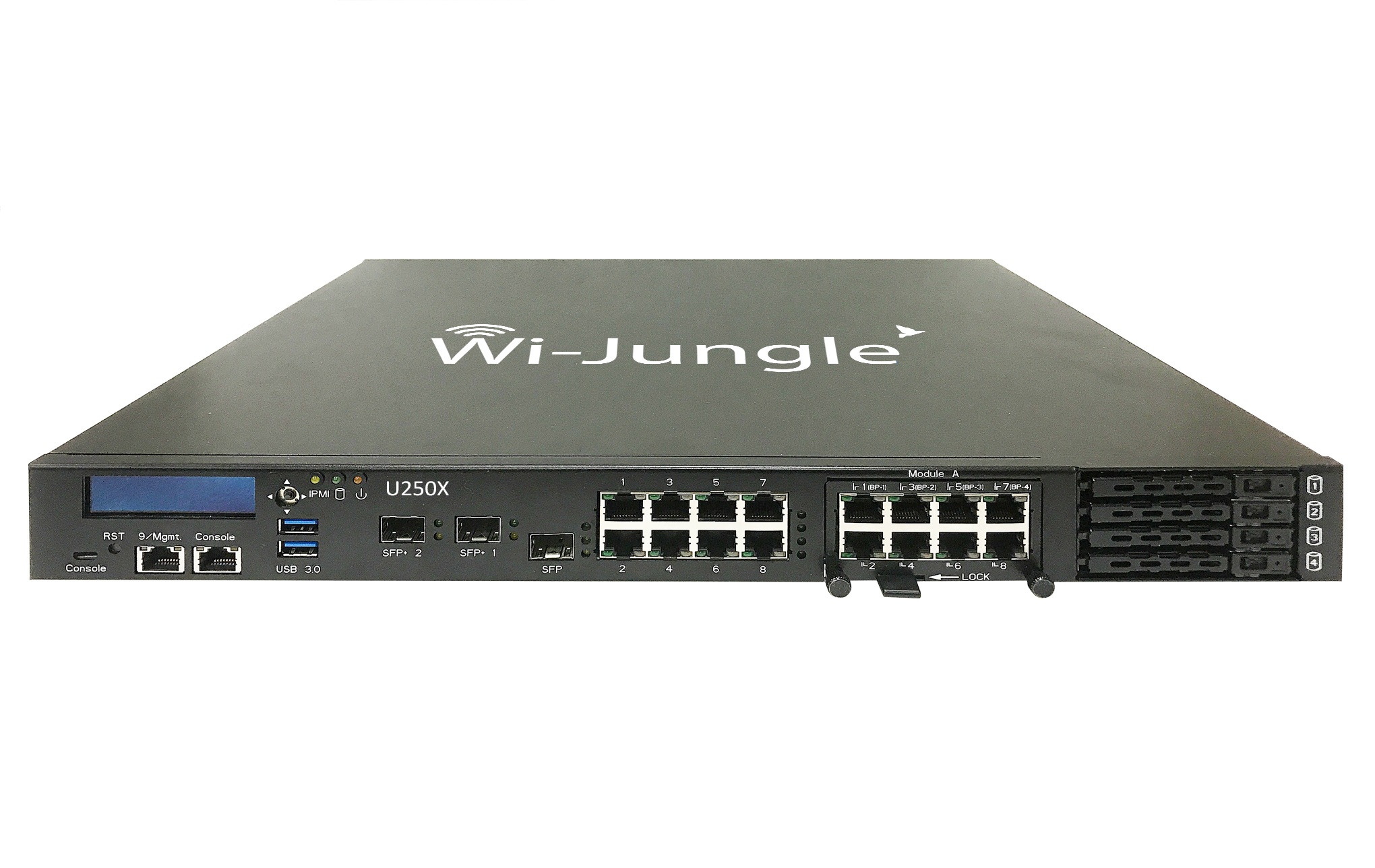 WiJungle U250X (NextGen Firewall/UTM + Web Application Firewall + Hotspot Gateway + Load Balancer Router + VPN Router) With 3 Years License 